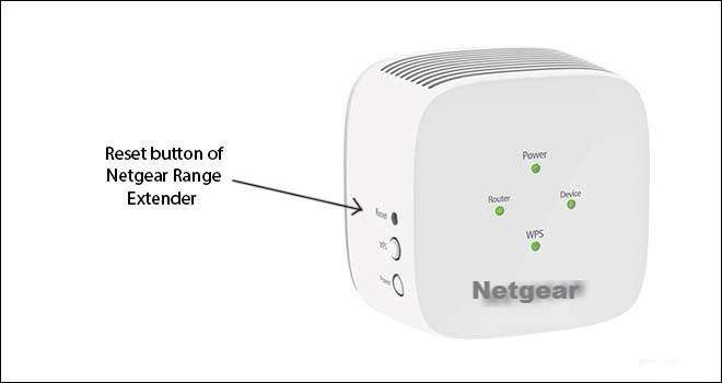 Netgear extender hard reset