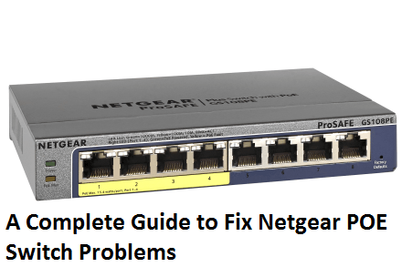 Netgear POE Switch problem